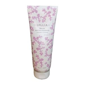 Lollia RELAX Perfumed Shower Gel 8oz Lavender & Honey NEW